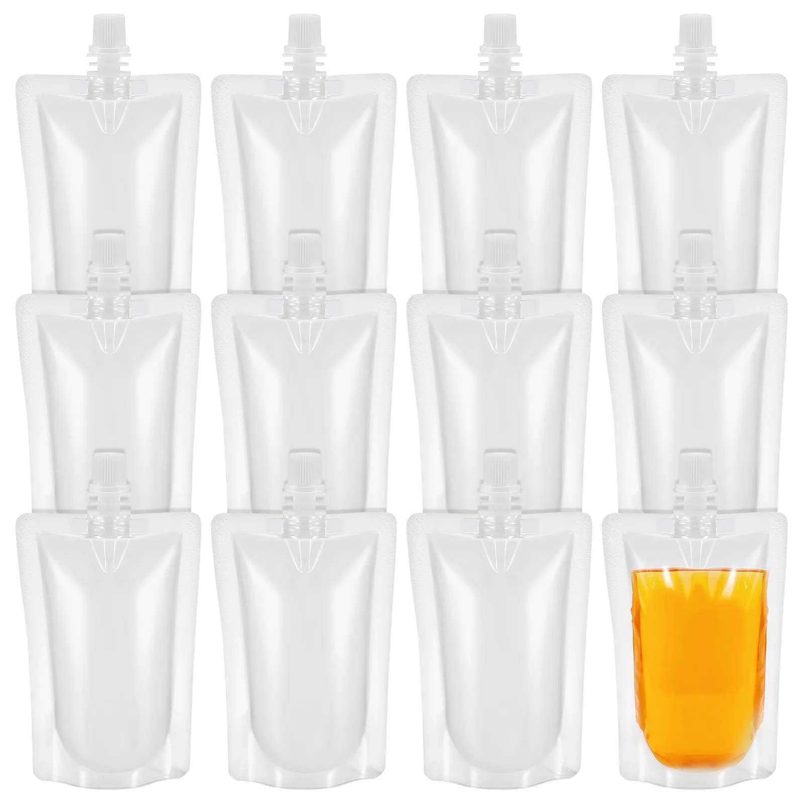 

50 Pcs Flasks for Men Pouch Bag Juice Clear Water Bottles Portable Kettle