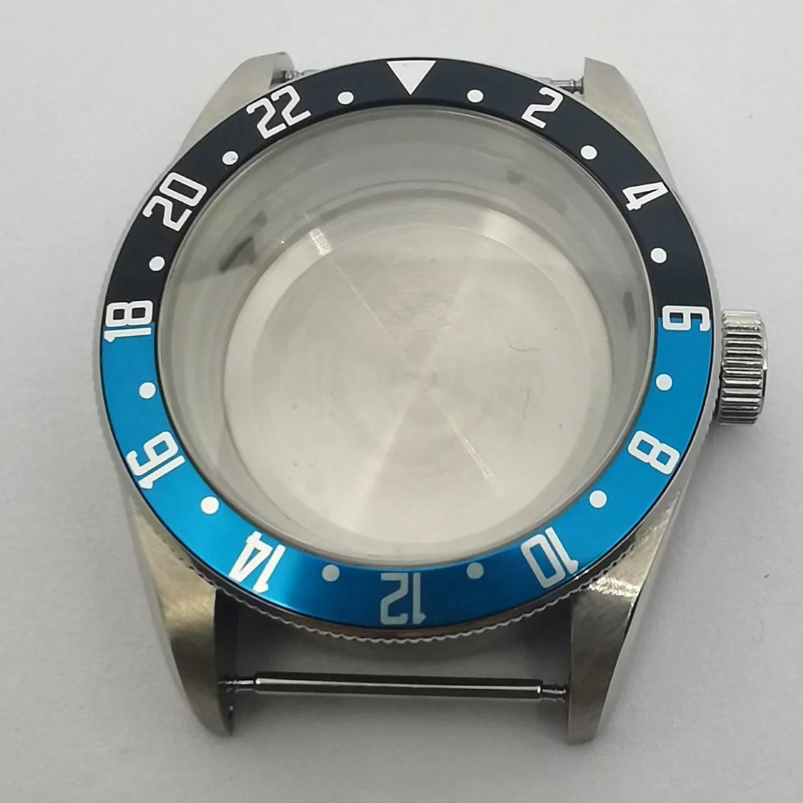 サファイアクリスタルウォッチケース,41mm,pvdブラックブロンズ,スチールカラー,eta2836 miogota8215日本nh34 nh35 nh36,自動移動ムーブメント