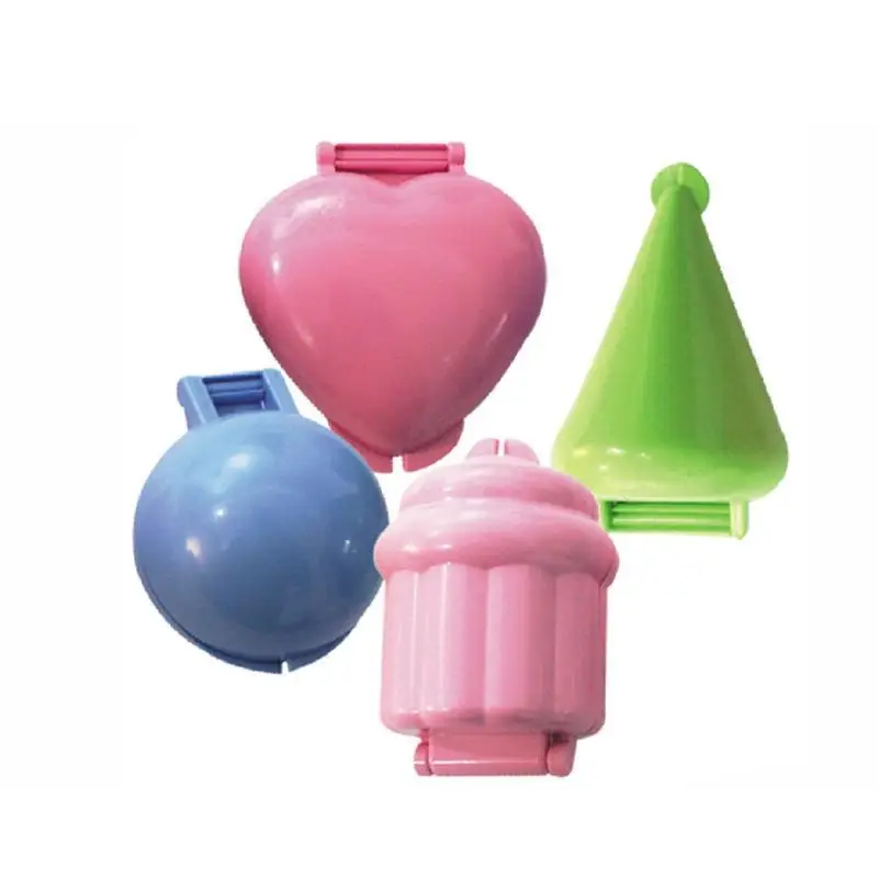 4Pcs/set Round/Heart/Cone/Cupcake Lollipop Mold Plastic Cookies Cakepop Mould DIY Fondant Cake Decorating Tools Baking Supplies