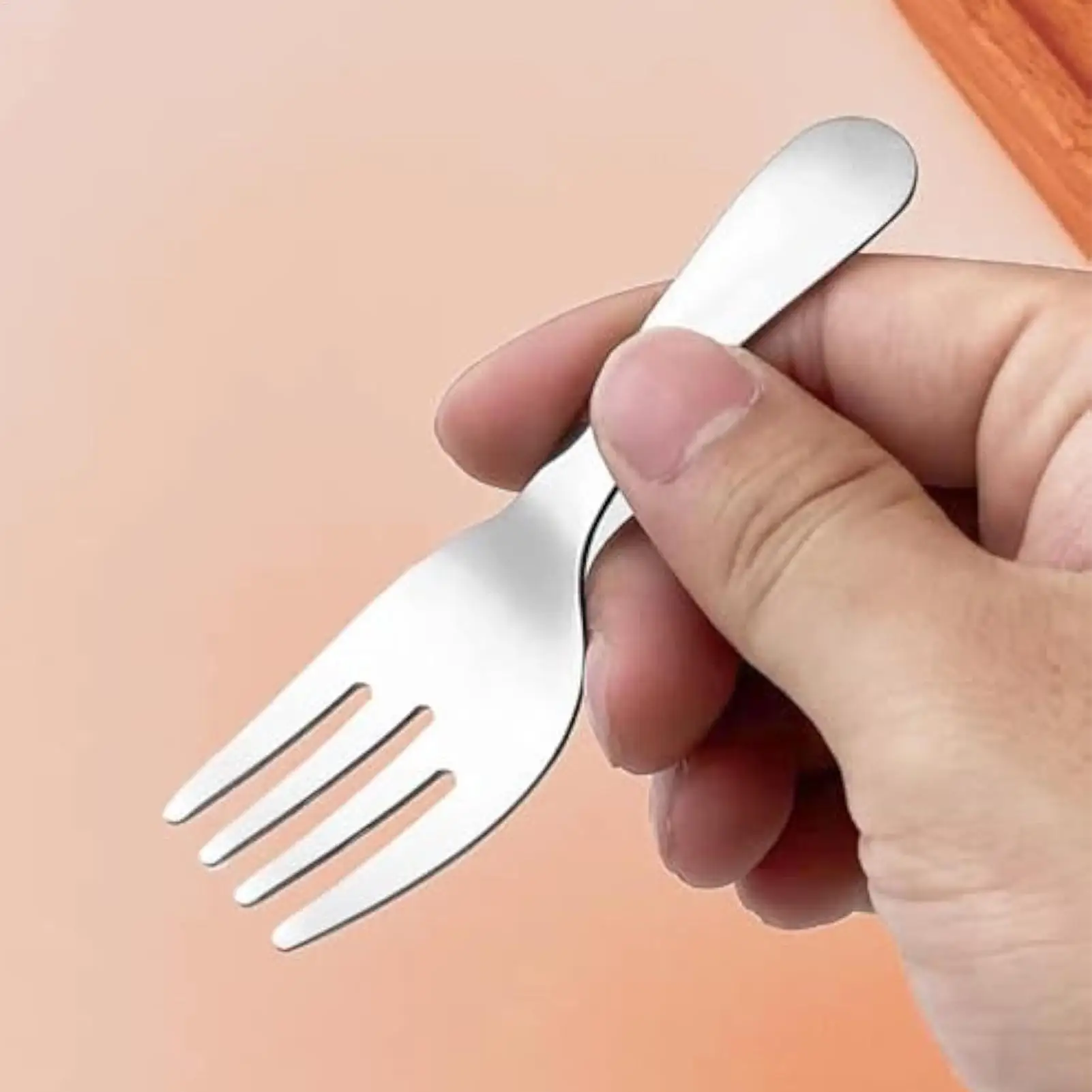 

Spoon Fork Set Small Spoon And Fork Cutlery Set Stainless Steel Reusable Cutlery Flatware With Storage Box For Kitchen Home