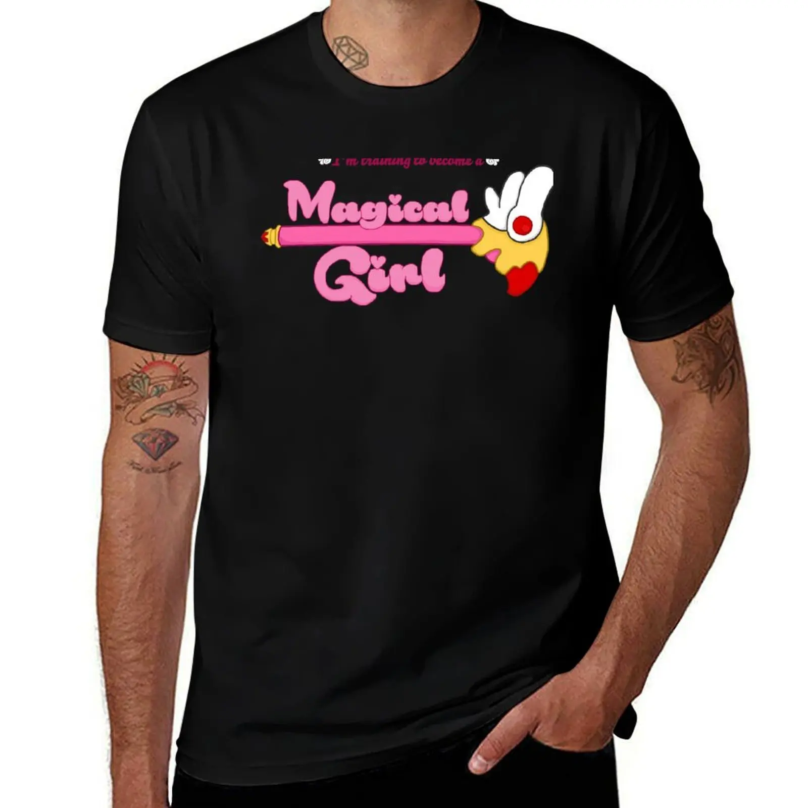 T-shirt « Je me prépare à devenir une Magical Girl » – T-shirt basique uni pour un usage quotidien