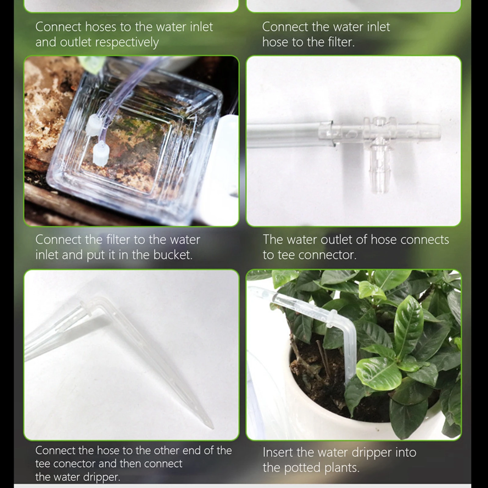 WIFI Intelligent Garden Irrigation Timer Matching Power Off Memory Function Drip Irrigation Kit Watering System Accessories