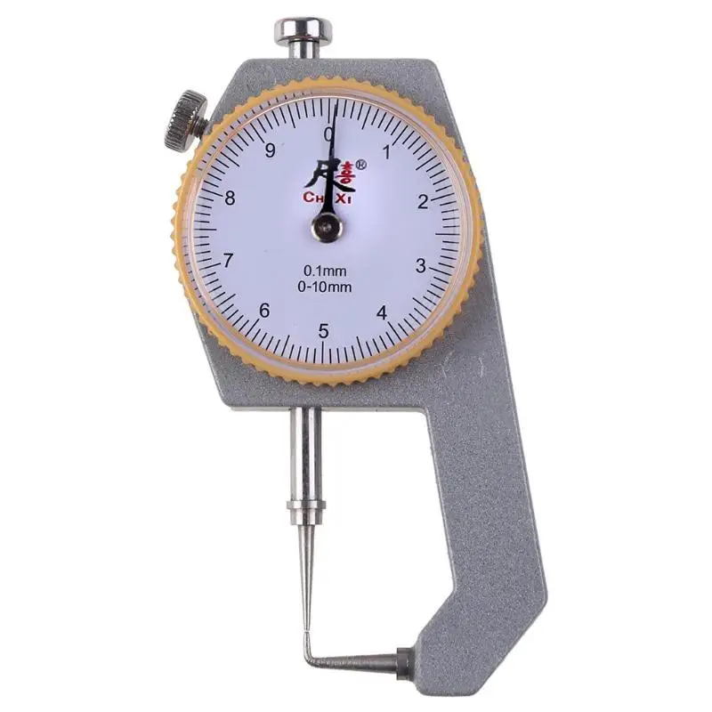 مجموعة واحدة من أدوات قياس المدى من 0 إلى 10 مم، مقياس سمك القرص الدائري، محمول متوافق مع القماش الجلدي #2