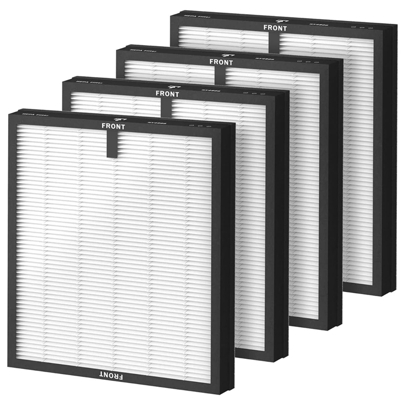 

4 Pack HY4866 True HEPA Air Purifier Replacement Filter For MORENTO HY4866 Air Purifier And YIOU M1 Air Cleaner Parts