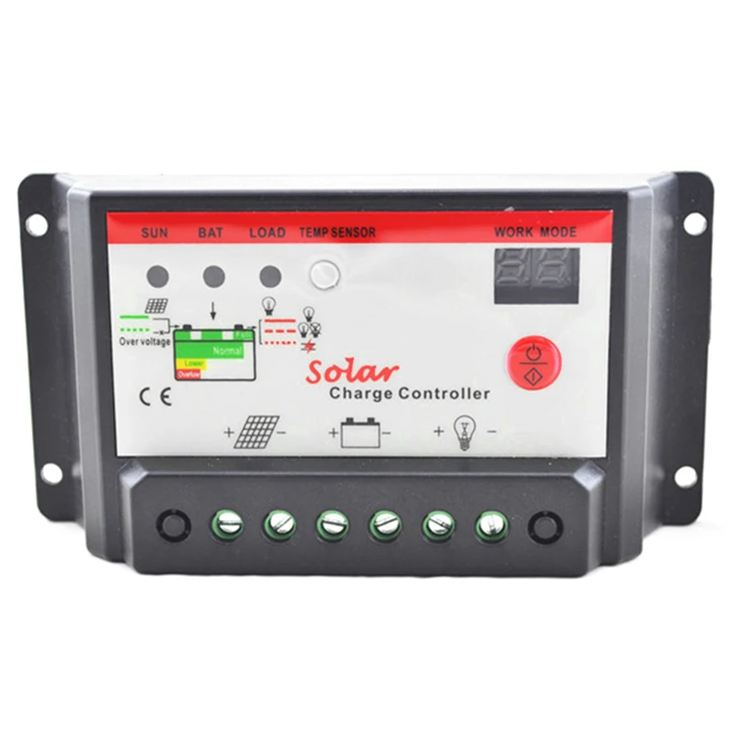 20A 12V 24V PWM Solar Panel Charger Controller Seal GEL AGM Battery Charger Regulators PV Street Light Lamp Control