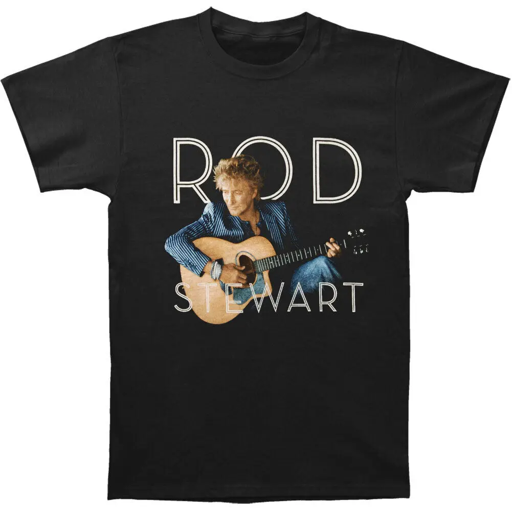 Men'S Rod Stewart Stripes 2014 Tour T Shirt Xx Large Black