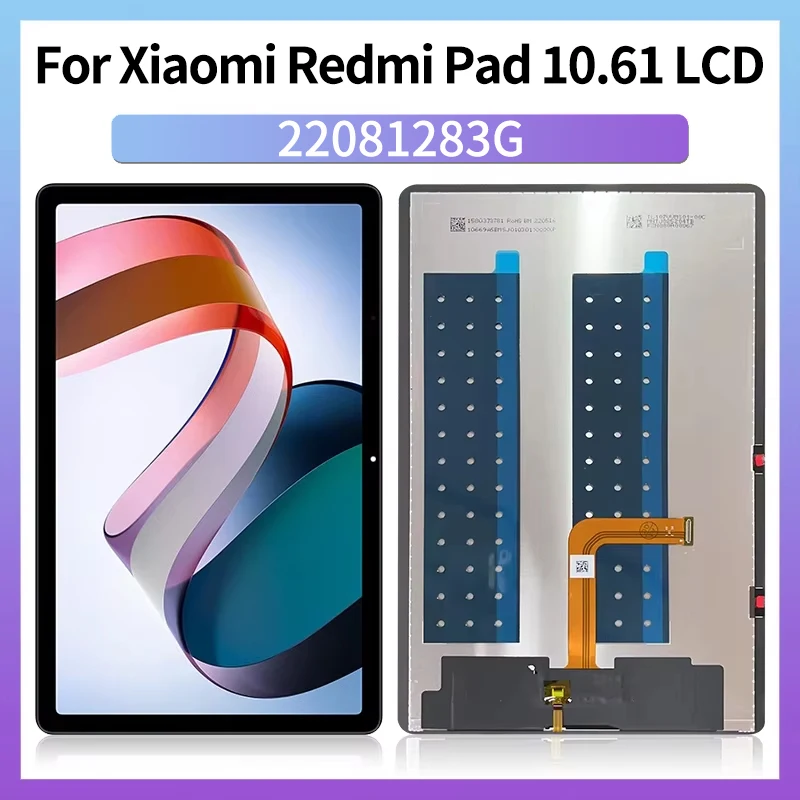 

Новинка для Xiaomi Redmi Pad 10,6, детали для сборки дигитайзера сенсорного экрана ЖК-дисплея 22081283 G Дисплей
