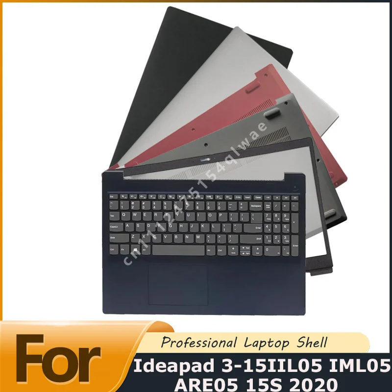 New  Laptop Screen Back Cover keyboard /Bezel Palmrest Bottom Replacement For  Ideapad 3-15IIL05 IML05 ARE05 15S 2020