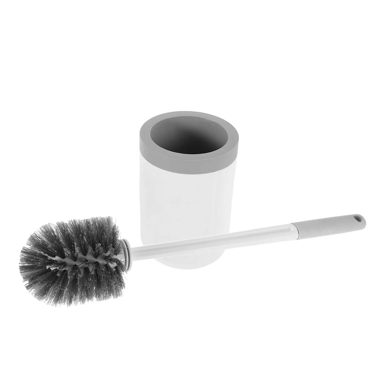 

Wall Mounted Toilet Brush Holder Long Handle Round Head Bathroom Cleaning Rv Toilet Bowl Brush Floor Scrubber Tool
