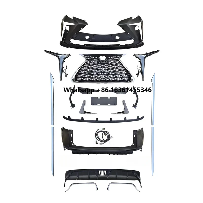 

For Sienna 2021+ High Quality Body Kit With Grille Wings LED Light