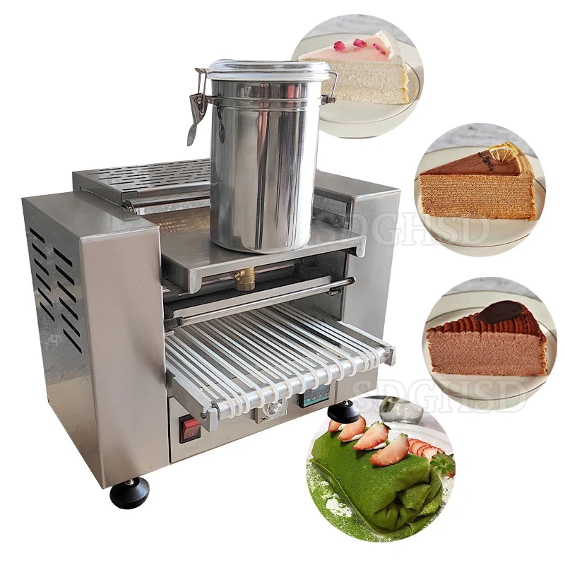 Easy Operation Cake Making Machine / Thousand Layer Cake Crust Machine / Crepe Cake Machine