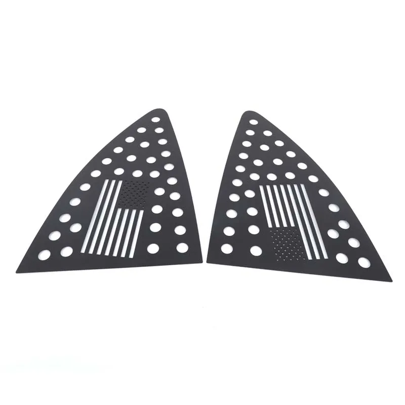 トヨタ 86 スバル BRZ 2012-2020 アルミ合金黒車リア三角窓ガラス保護プレートトリムカーアクセサリー