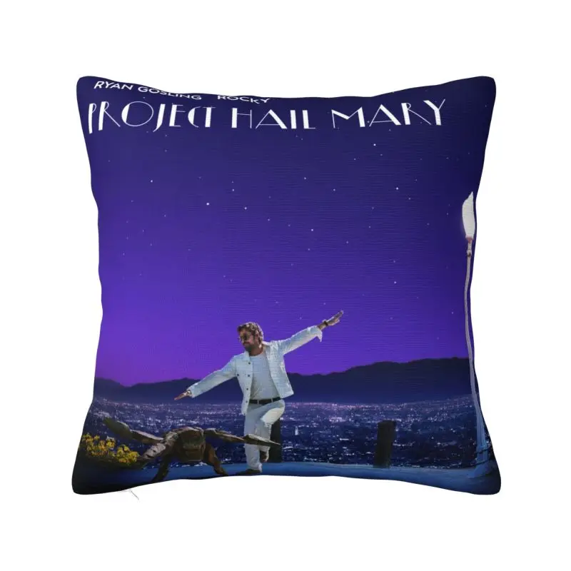 Custom 2026 New Rescue Plan Funny Projects Hail Mary Cushion Cover 45x45cm Soft Cute Throw Pillow