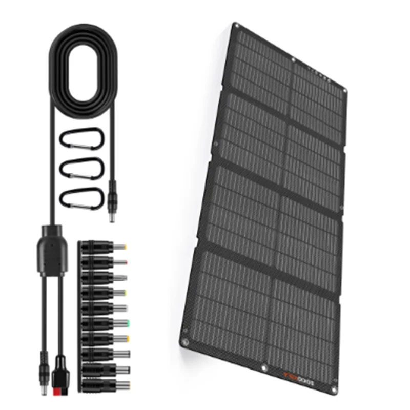 AA60-4 접이식 태양 전지 패널 USB 휴대용 태양 전지 접이식 방수 태양 플레이트 휴대 전화 전원 배터리 충전기