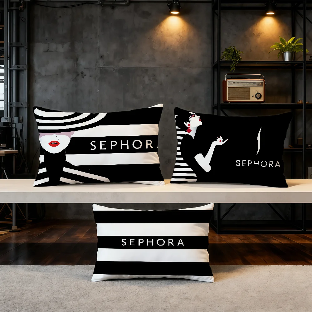 Simple Fashion S-Sephora-ES cushion cover Hit Product Home Sofa living Room Double-sided Soft Decorative Pillow Cover