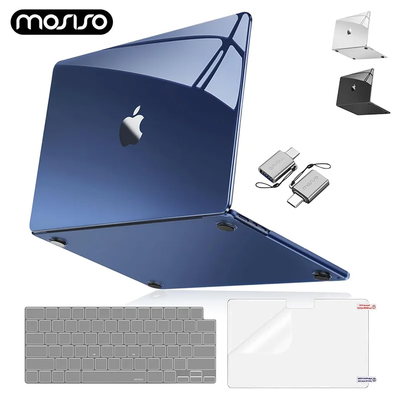 

Laptop Case for MacBook Air 13 15 inch Case M3 A3113 M2 A2681 Pro 13 14 16 M4 M3 M1 A3112 A3185 A3401 A2338 Hard Shell Cover