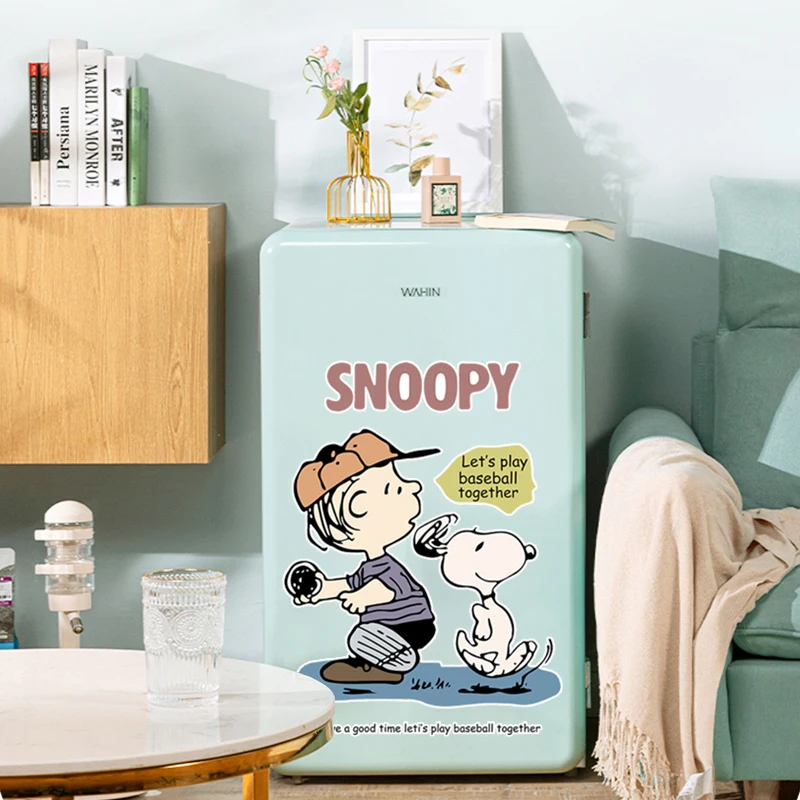 

Мультяшные аниме Snoopy Декоративные наклейки для кухни и холодильника кавайные креативные самоклеящиеся водонепроницаемые съемные наклейки