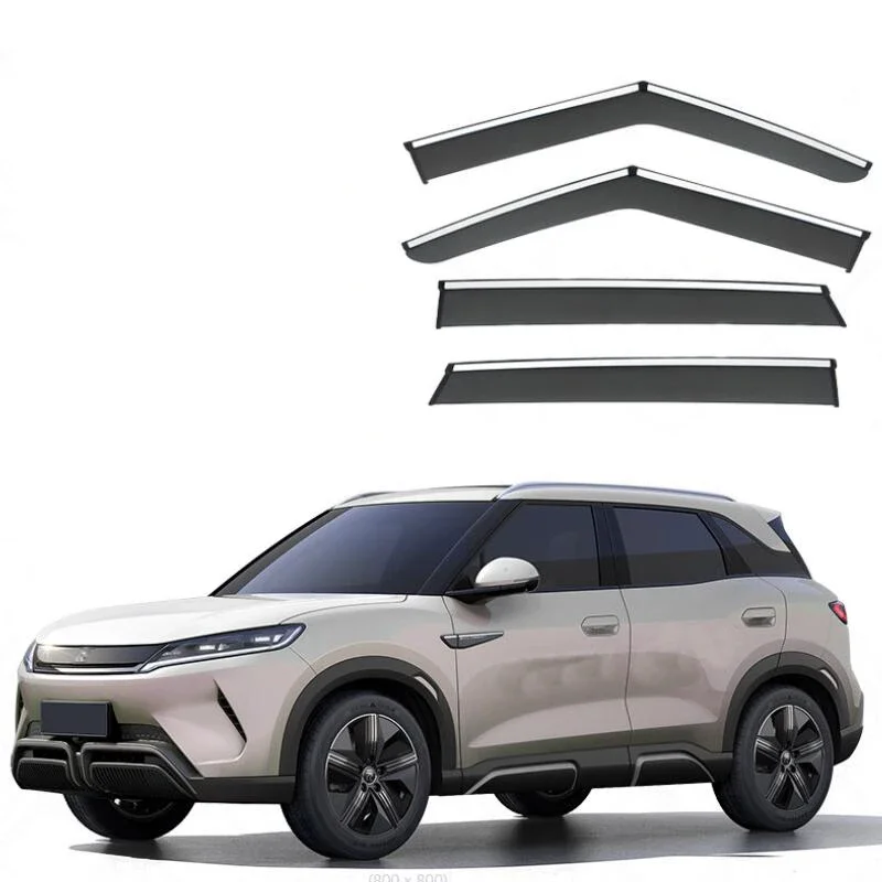 Side Window Deflector Window Visor Weather Shields For BYD ATTO 3 Yuan Plus Pro 2016 2017 2018 20192020 2021 2022 2023 2024 2025