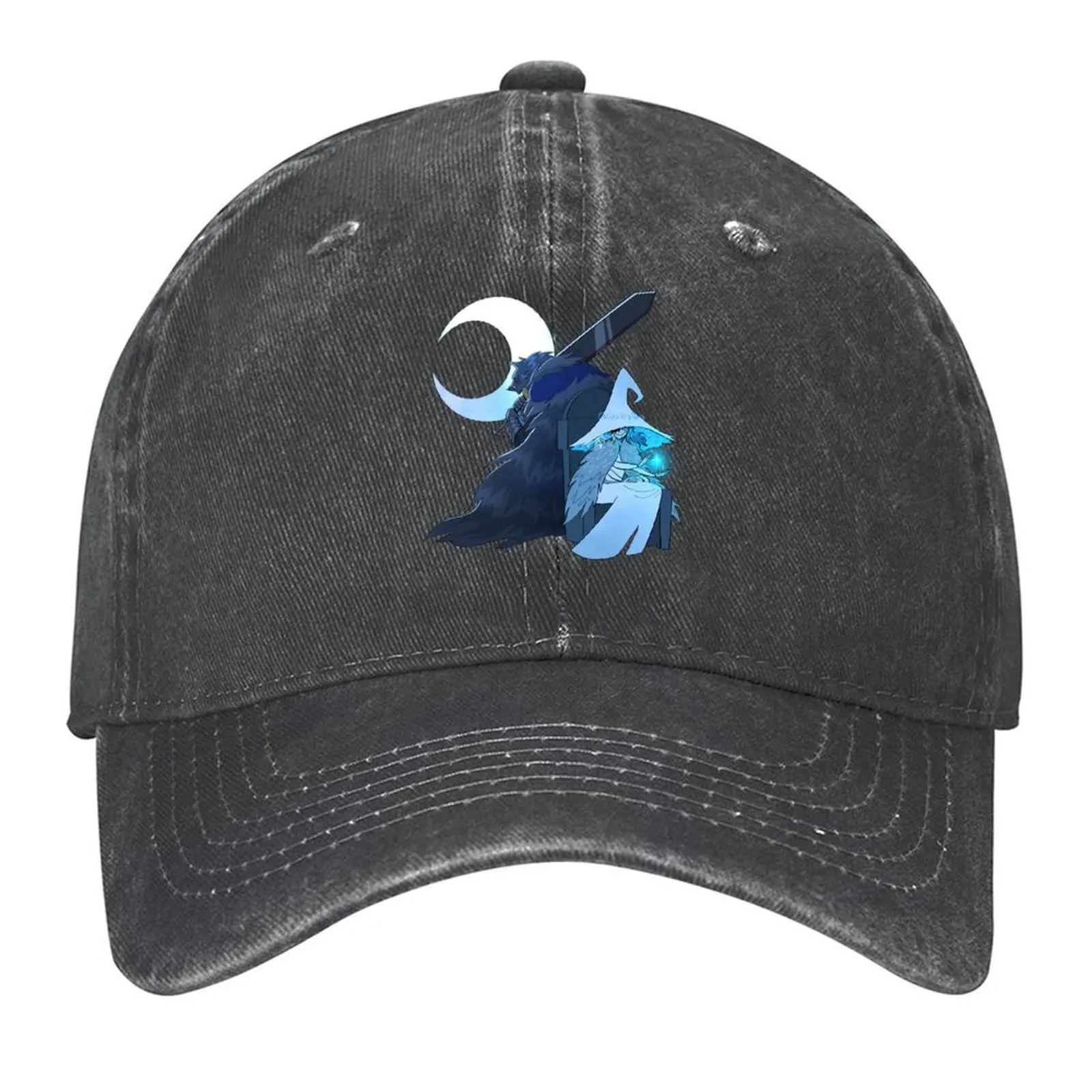 

Blaidd The Half Wolf And Ranni The Witch Baseball Cap Hat Beach Icon custom Hat Horse Hat Women Caps Men's