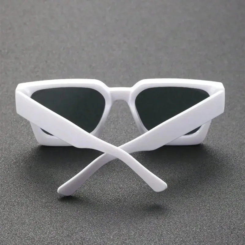 Unisex Plastic Fashion Square Frame Sunglasses For Street Photography And Beach Trips Driving Accessories Glasses view 6