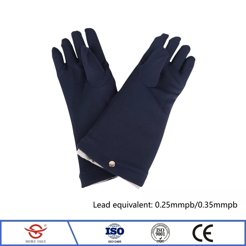 Recommend x-ray radiological protection 0.25/0.35mmpb lead gloves nuclear power plants medical radiation protective lead gloves