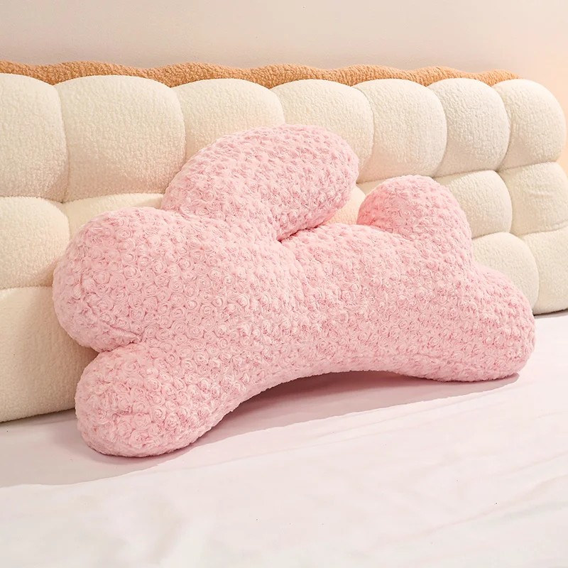 Paashaasvormig sierkussen Zacht gevuld knuffels Springend konijn Knuffels Dierenpop Happy Easter Day Party Decors