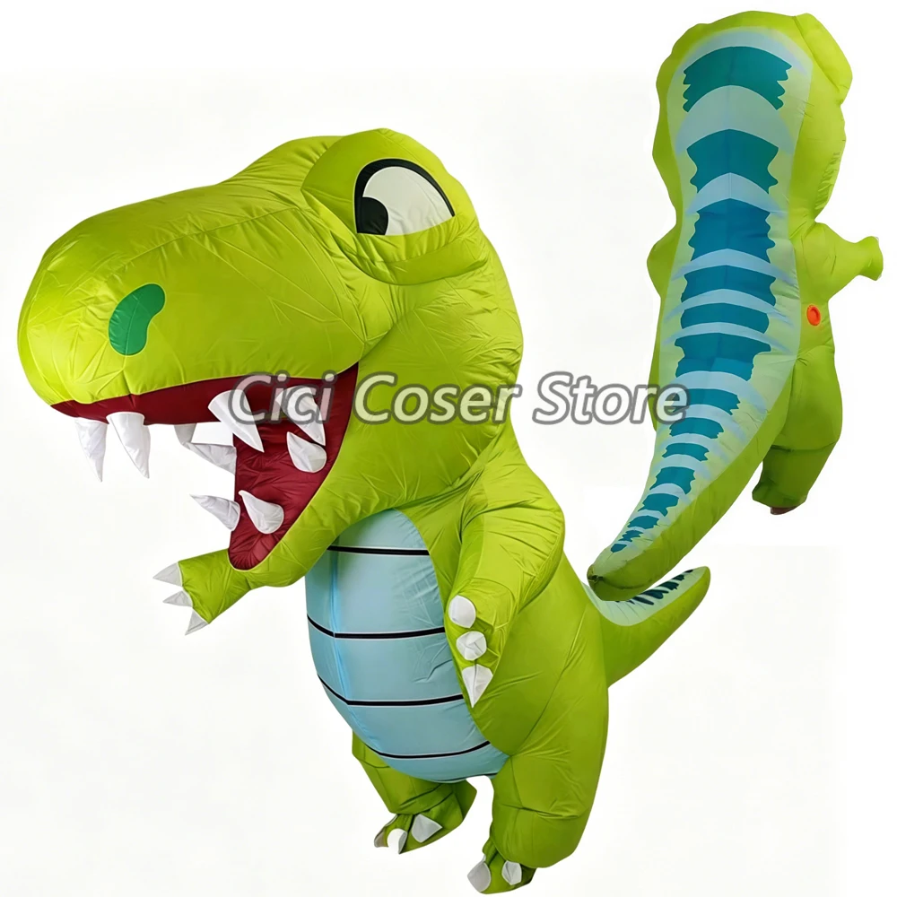 

Anime Cartoon Animals Inflatable Costume Cute Dinosaur Inflatable Clothing For Halloween Christmas Party Carnival Fancy Dress Up