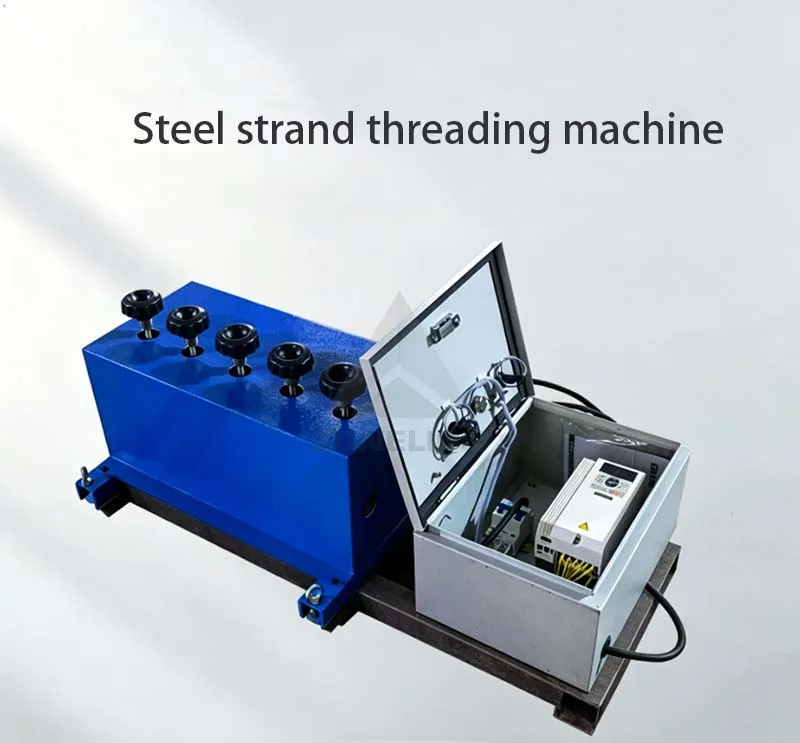 High Speed Electric Steel Wire Threading Machine for Prestressed Concrete Engineering