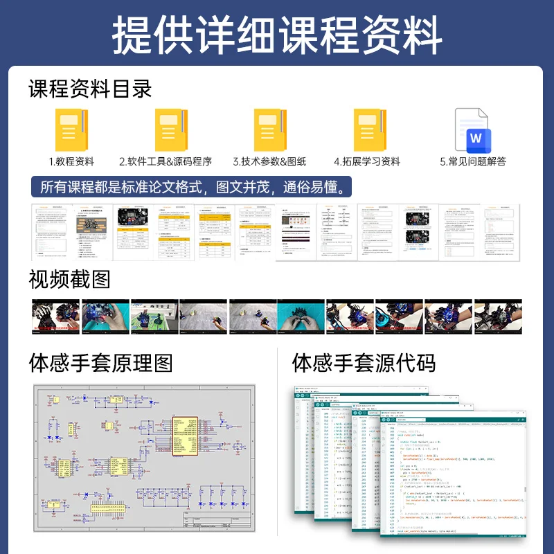 Picture 5: Open source somatosensory gloves/mechanical palms/smart cars/compatible Arduino programming robots