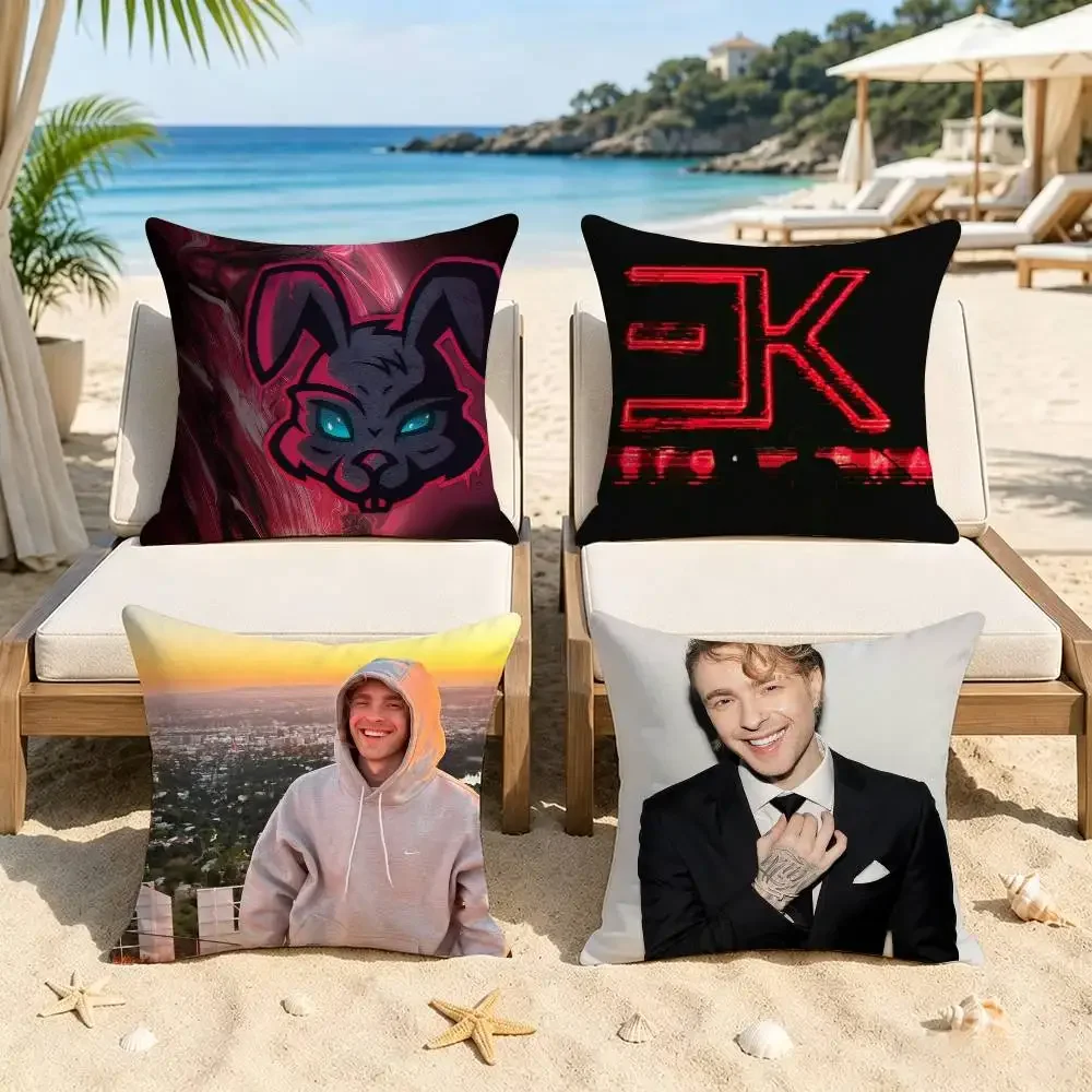 P-Popular Russian Hop Star Egor Kreed Square Personalized Pillow Dust Cover Bedroom Decoration Pillowcase Birthday Children Gift