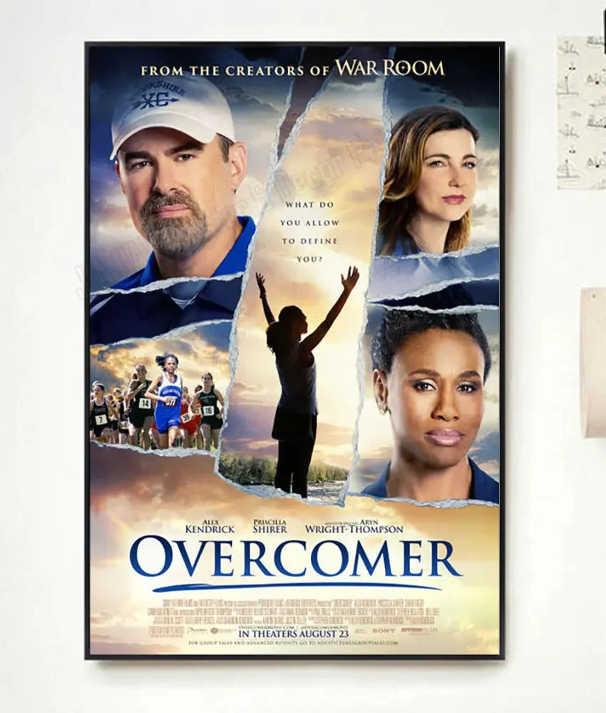 NP068 Overcomer Movie Classic Film Fashion Trend Beautiful home Art Decor Silk Poster Wall Sticker Deco Gift
