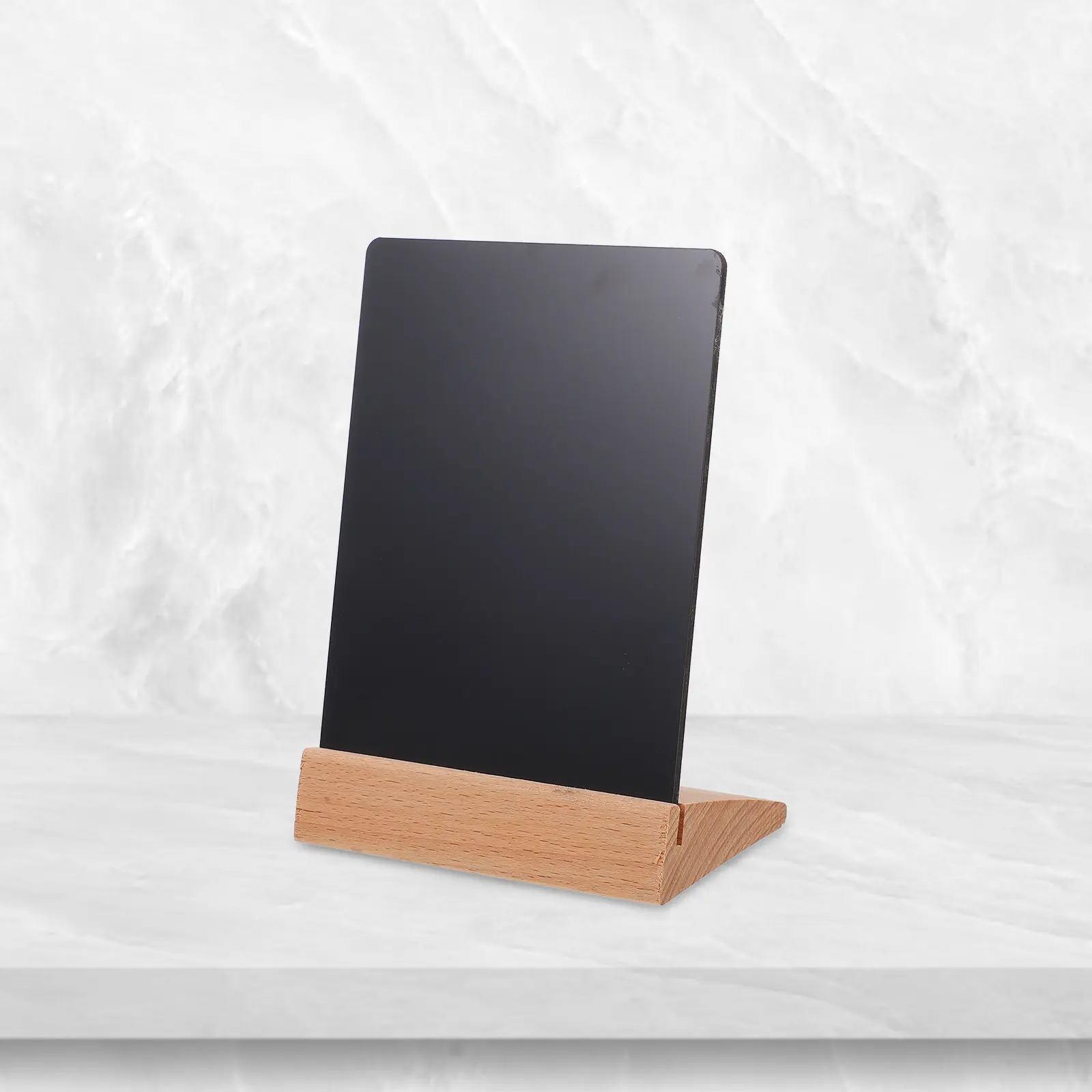 1Set Hand-Painted Small Blackboard Desktop Chalkboard Decorative Multi-Functional Message Board Sign for Wedding Restaurant
