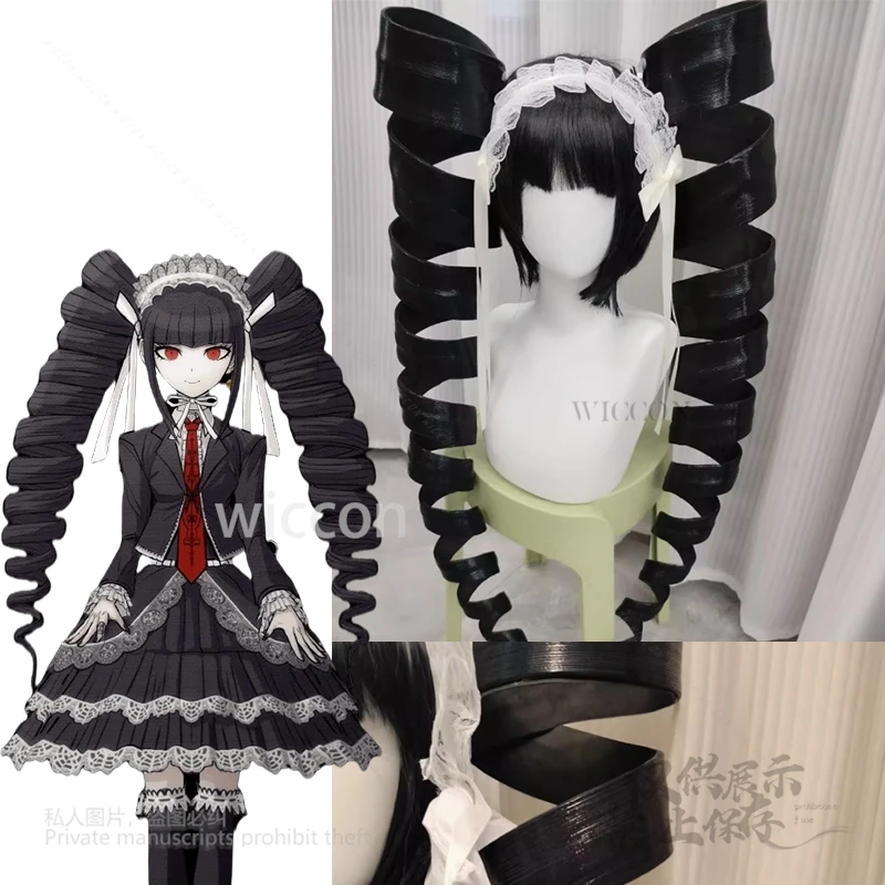 

Yasuhiro Taeko термостойкие синтетические волосы 2/3 м парики для косплея Danganronpa Celestia Ludenberg костюм на Хэллоуин, карнавал, вечеринку