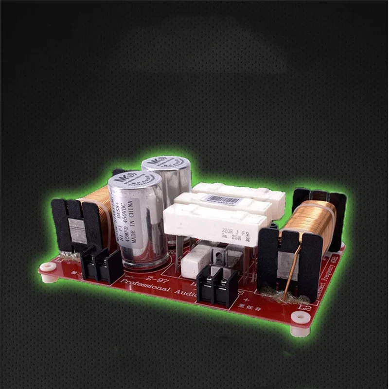 

-A90P 1 PCS 550W Heavy Bass Speaker Frequency Divider Red PCB Hifi DIY Car Audio Crossover Filter