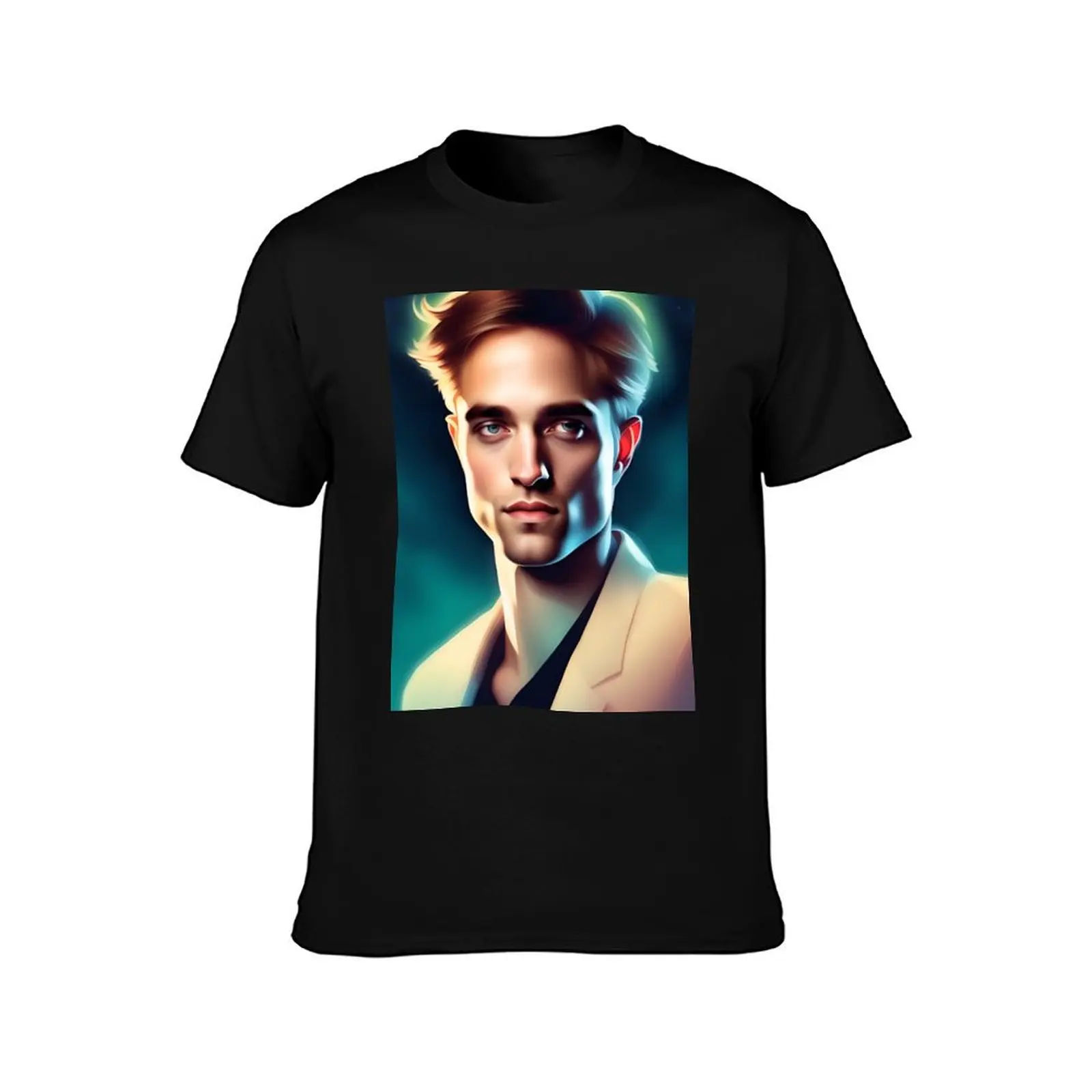Robert Pattinson T-Shirt Running Performance Short Sleeve Tee T-Shirt