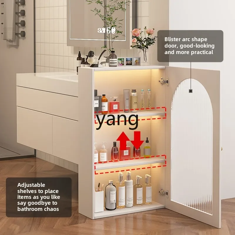 XYY bathroom dry area half wall cabinet partition cabinet dry and wet separation bathroom side cabinet