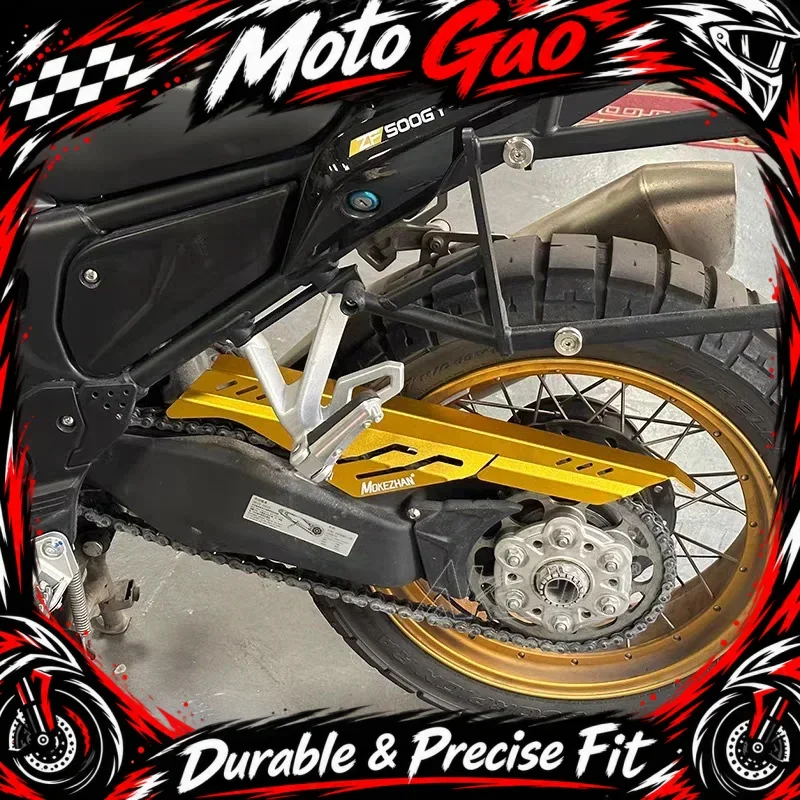 【Precise Fit】Fit KOVE 525X Motorcycle Single‑Swingarm Rear Chain Housing Protective Cover Modification Spare Parts
