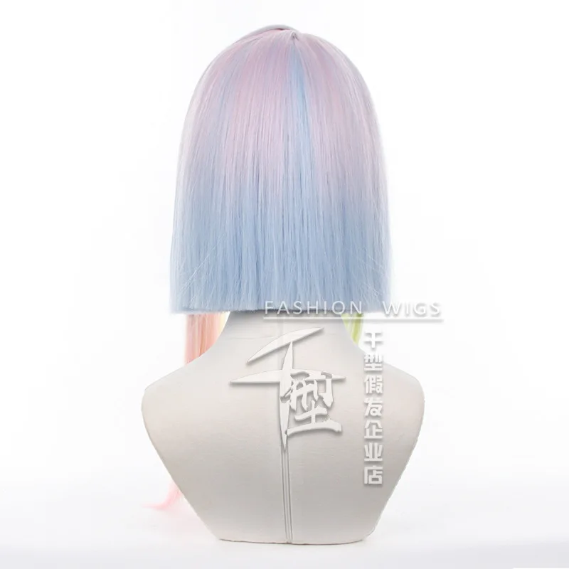 Anime Cyberpunk Edgerunners Lucy Cosplay Wig Anime Cyberpunk: Edgerunners Cosplay Lucyna Kushinada Cosplay Multicolor Hair