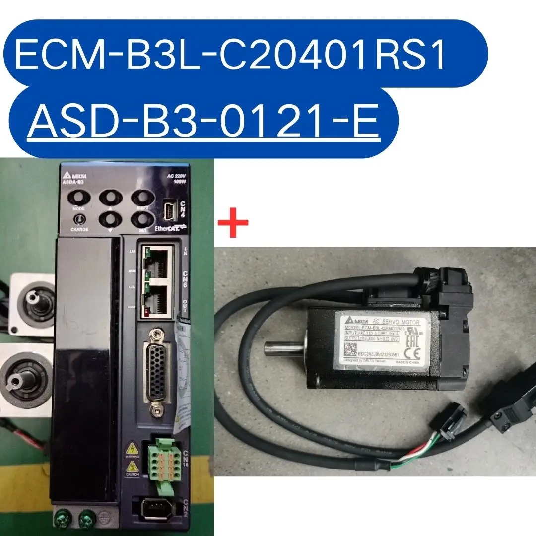 second-hand ASD-B3-0121-E + ECM-B3L-C20401SS1 +  ASDBCAPW0303   set tested ok