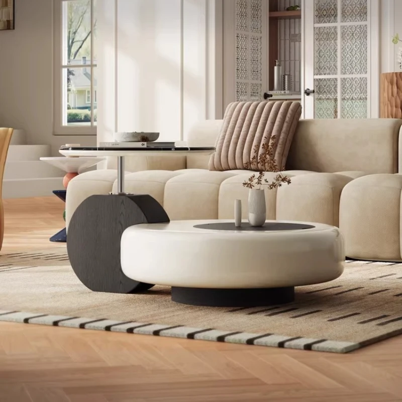 

Designer Coffee Table Small-sized Minimalist Creative Coffee Table High-end Feel Living Room Furniture Jamuan Minum Teh YS50CC