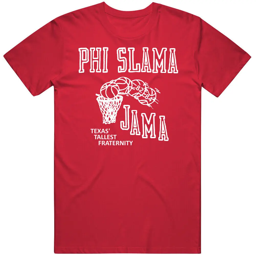Phi Slama Jama Houston Cougars Camiseta vintage de baloncesto universitario de los años 80 Cott clásico