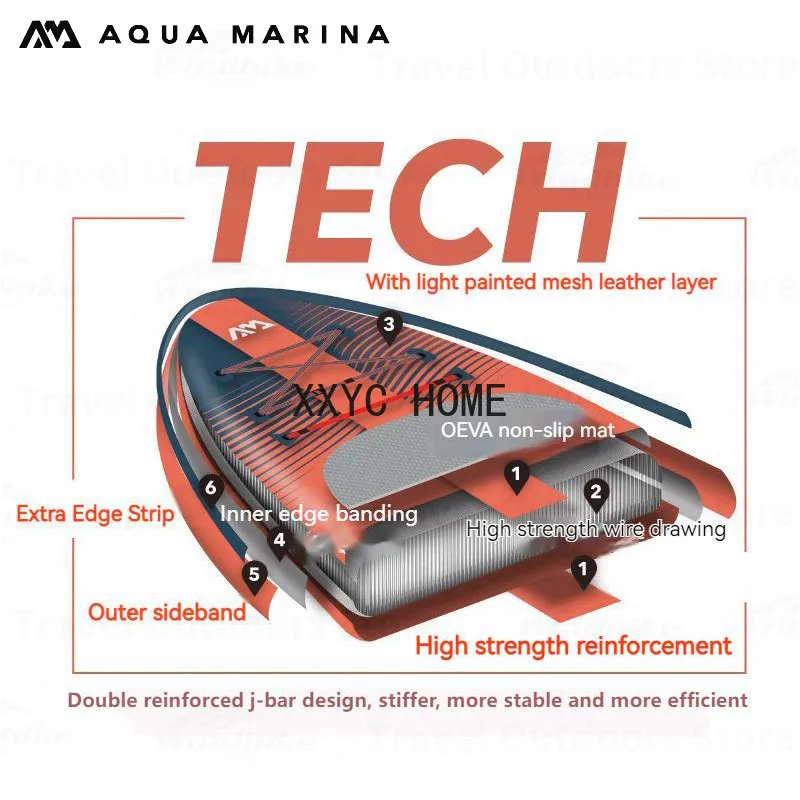 MARINA Upgrade ATLAS Standing Surfboard 366cm Water Sports EVA Non-Slip SUP Inflatable Board Surfing Longboard With Pump