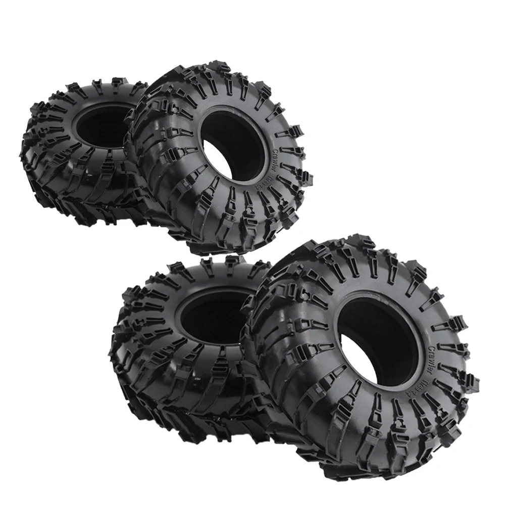 140mm*54mm 2.2 Inch Rubber Wheel Tyre For 1/8 1/10 RC Crawler  TRX4 Axial Rr10 Scx10 R55 Wrangler Yeti 90026 90020 90031 Wheel