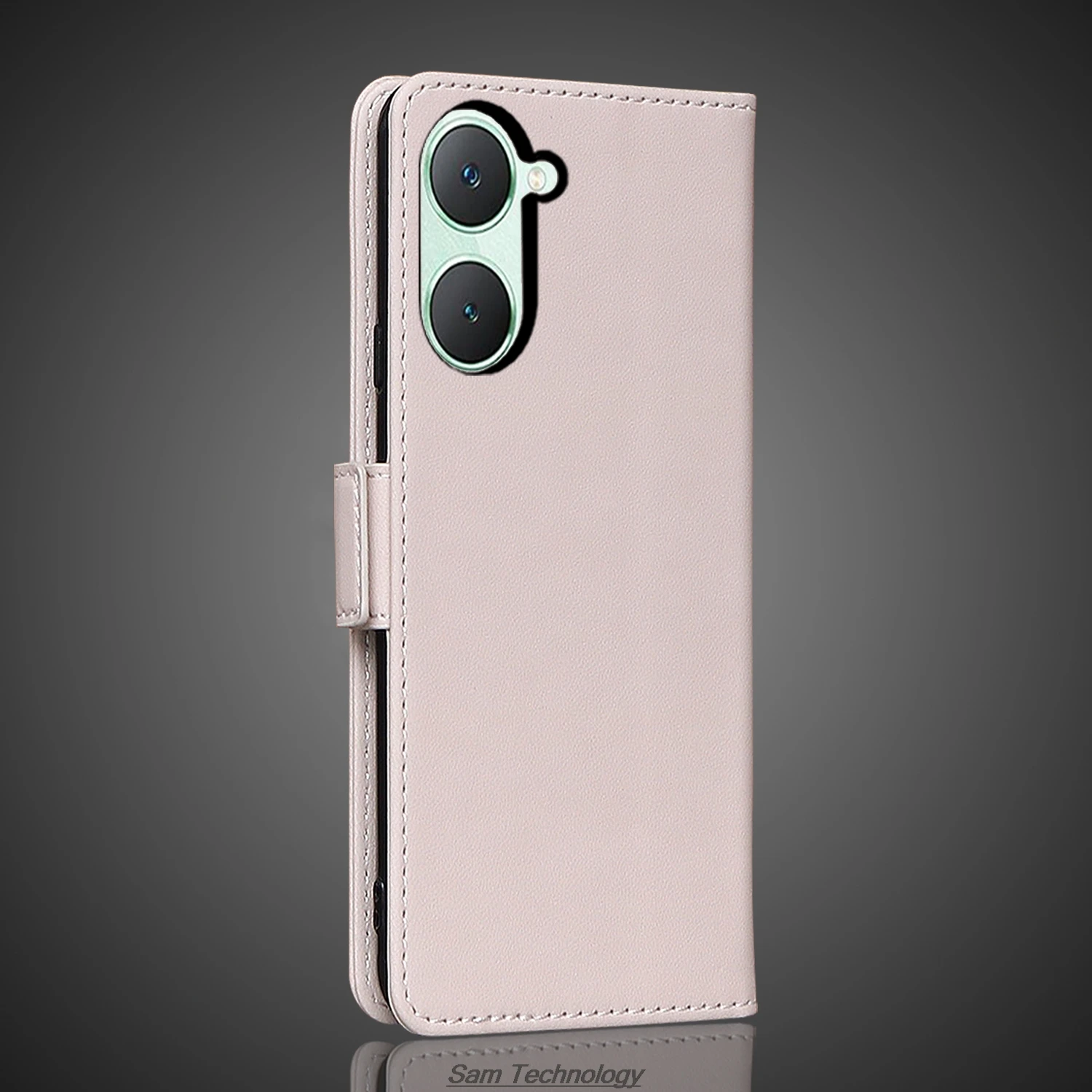 Magnetic buckle Leather Case for Vivo Y03 Y 03 6.56\