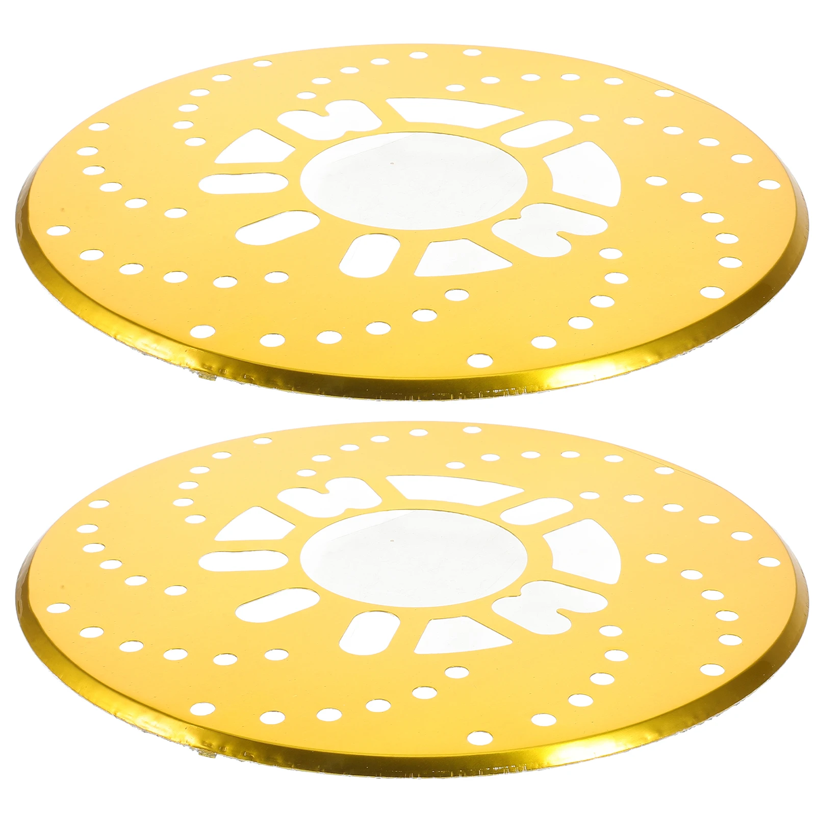 

2pcs Covers Aluminum Alloy Durable Easy Installation Stylish Compatible Various Car Models Disc Brake Protective Cover Rear