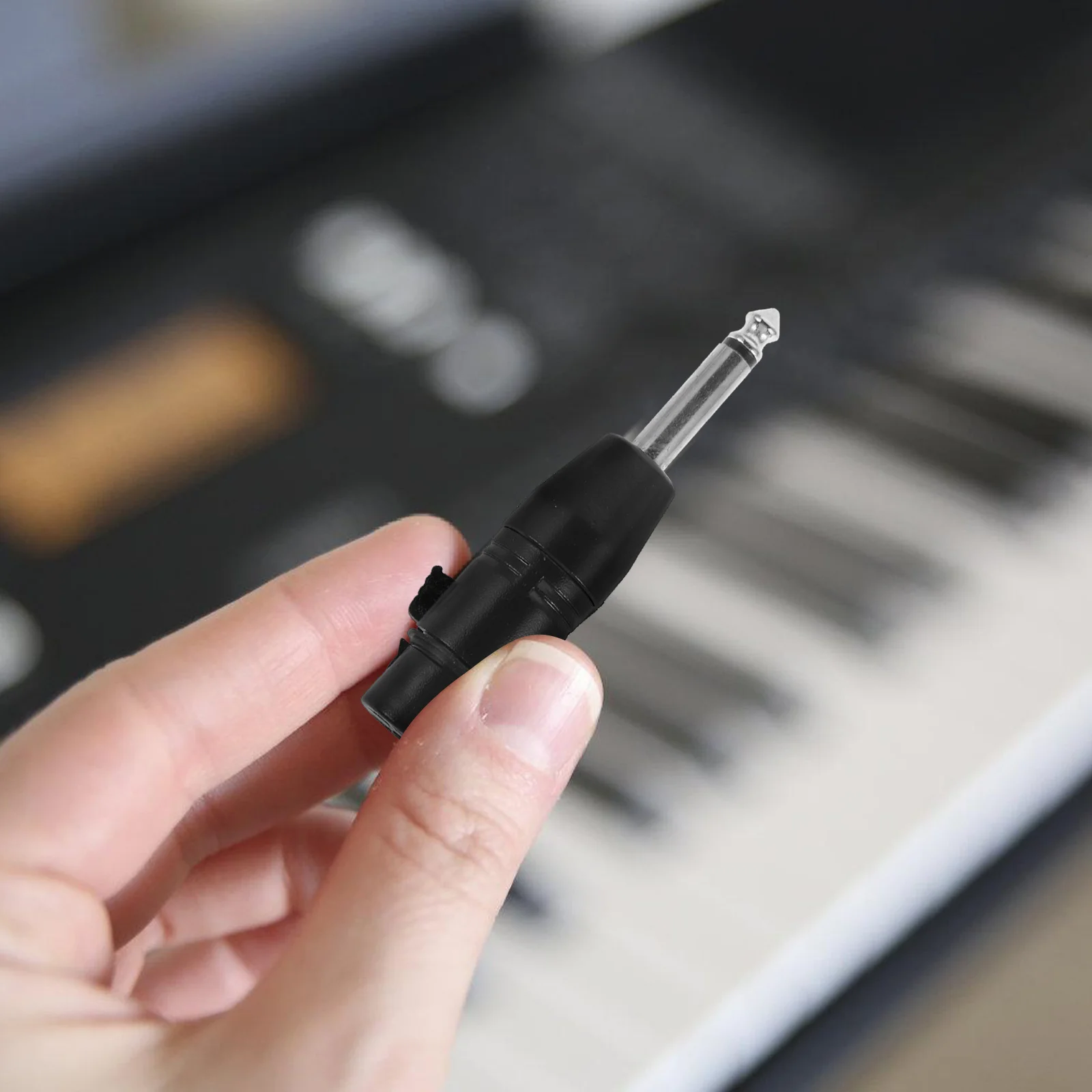 

6.35Mm Male To Xlr Female Audio Adapter Sturdy Zinc Alloy Plug Play Stereo Connector For Audio Equipment Xlr To 1/4 Converter