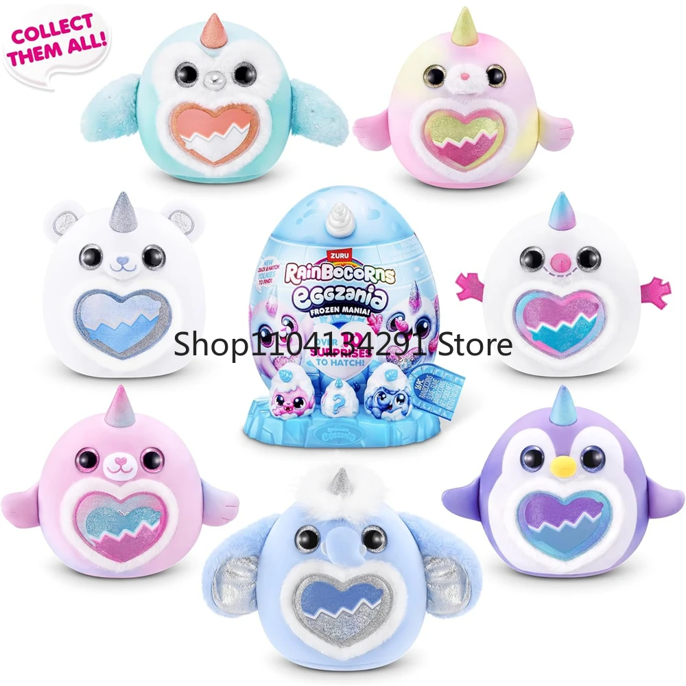 

ZURU Rainbocorns Eggzania Frozen Mania Magic Egg Fantasy Snowball Surprise слепая коробка кукла-пингвин игрушка для девочек