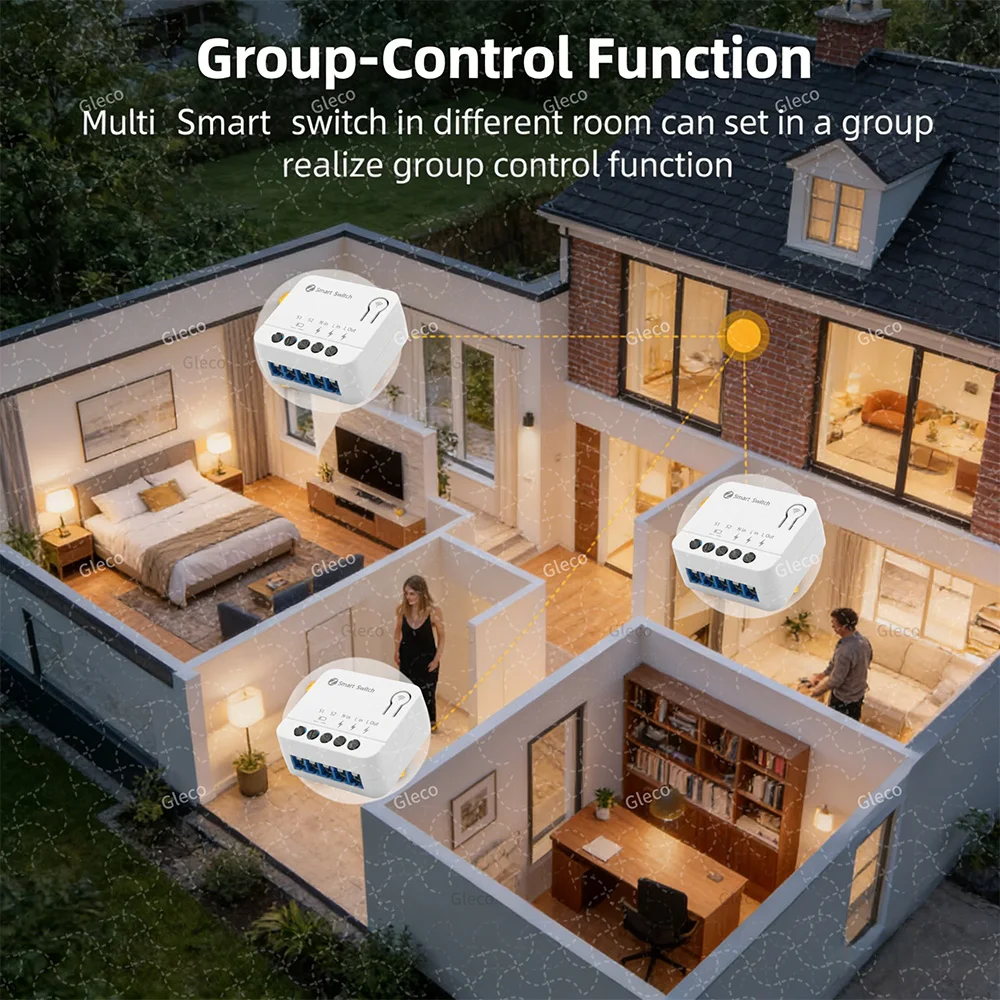Zigbee Smart Switch 1/2/3Gang Extreme Relay Externes Mini-Schaltermodul für Smart Life TUYA APP Zigbee2mqtt Fernbedienung – Detail 10
