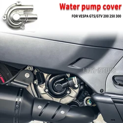 Aluminum alloy water pump heat dissipation cover protection FOR VESPA GTS/GTV 200 250 300 motorcycle accessories
