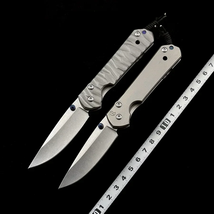 Chris Reeve Small Inkosi Titanium Handle Folding Knife Outdoor Camping Hunting Pocket EDC Tool Knife